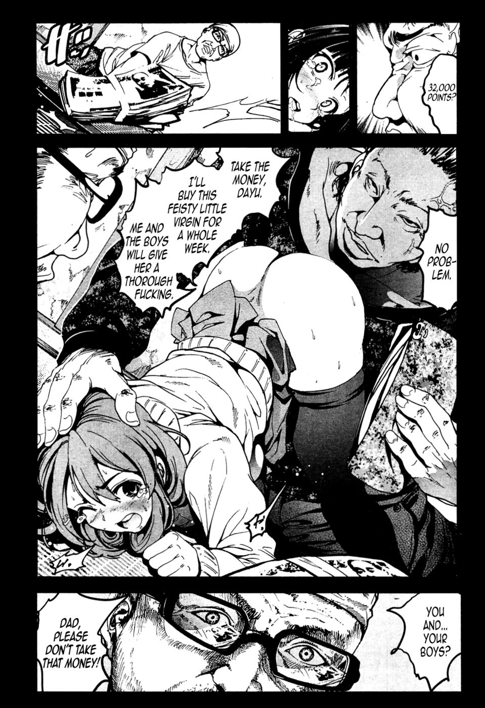 Hentai Manga Comic-A Virgin's Netorare Rape and Despair - Yokohama Flophouse District-Read-12